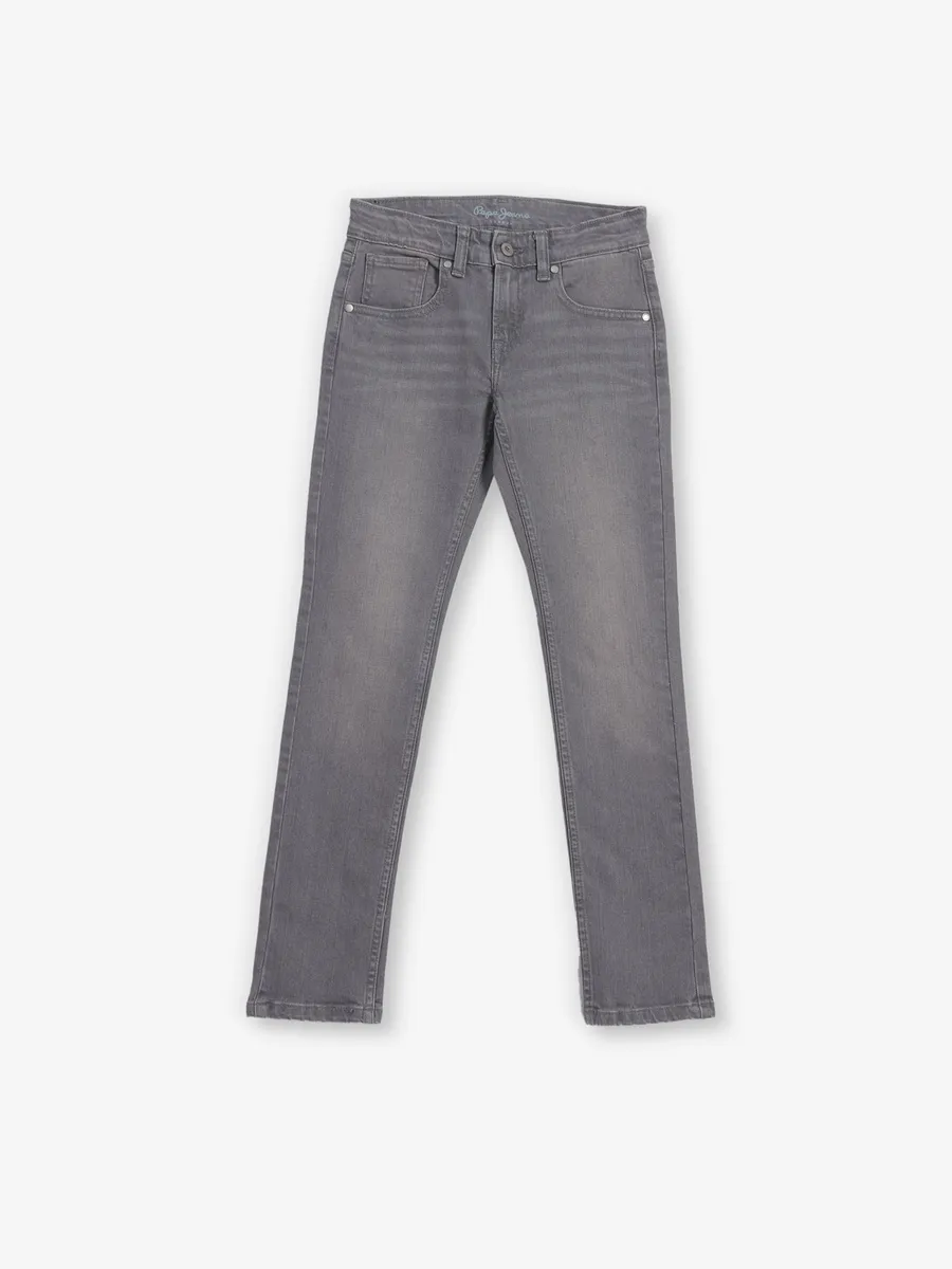 PEPE JEANS washed grey jeans in denim