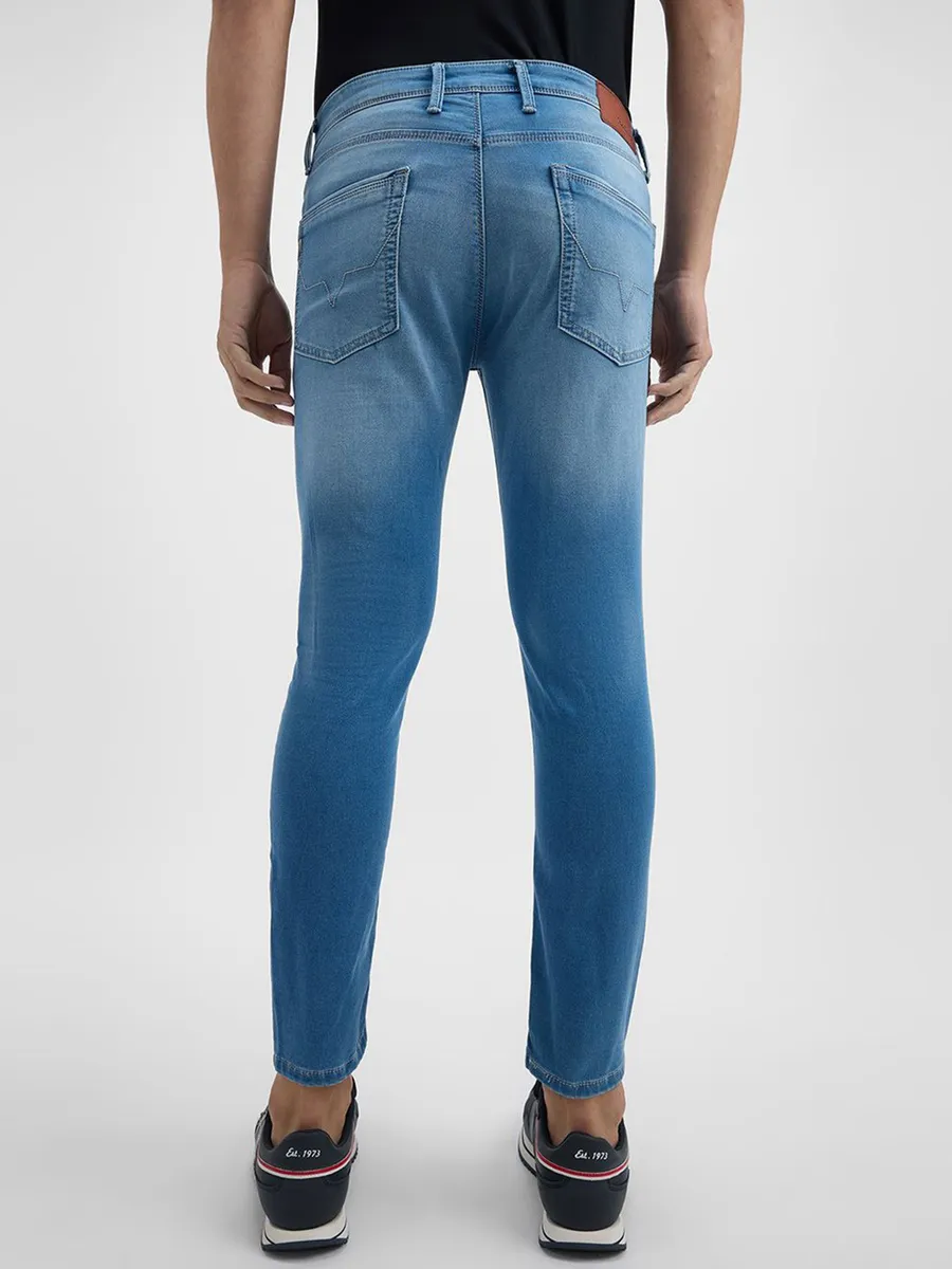 PEPE washed light blue skinny fit denim jeans