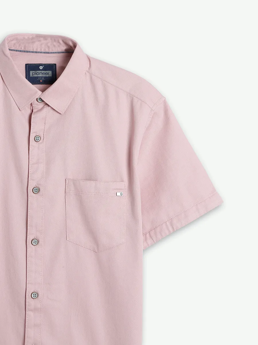 Pioneer light pink cotton shirt