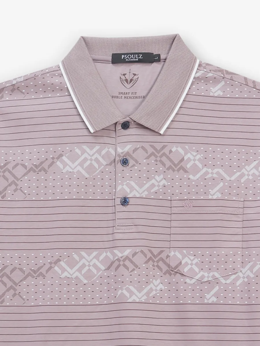 PSOULZ cotton lilac purple t-shirt