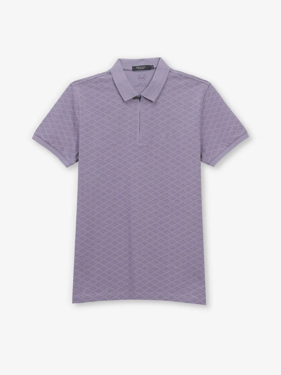 SS Purple Cotton T Shirt main image 1