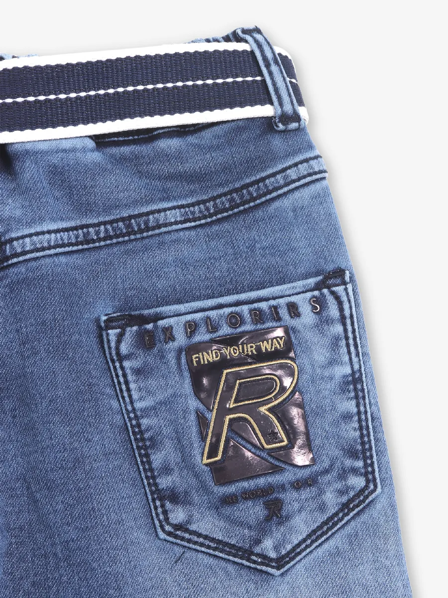RAGS light blue washed ripped jeans
