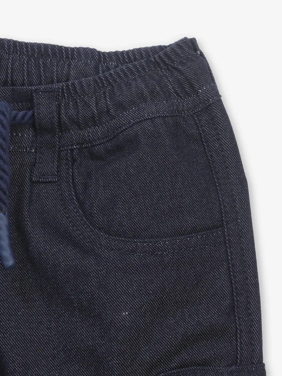 RAGS solid charcol grey cargo jeans