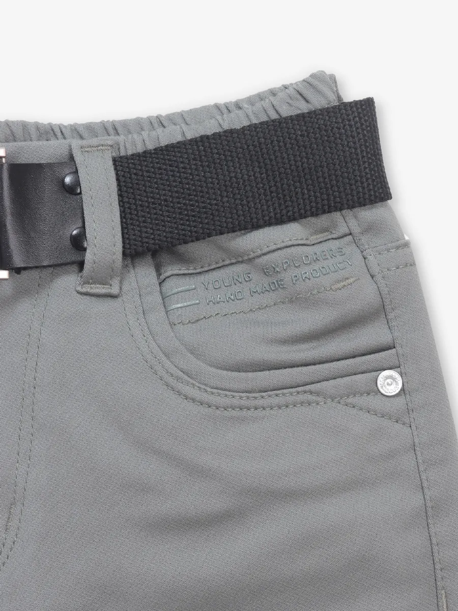 RAGS solid grey denim jeans for boys