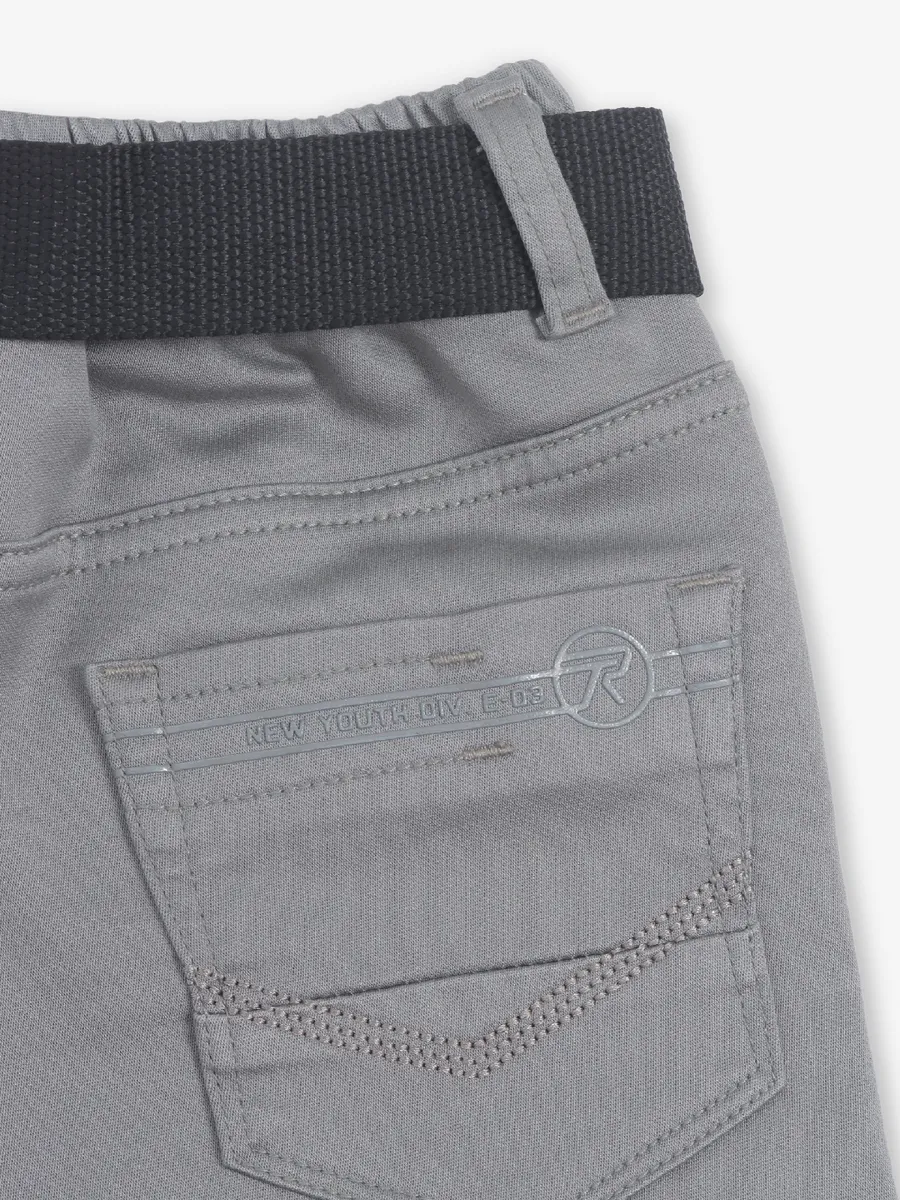 RAGS solid grey denim jeans for boys