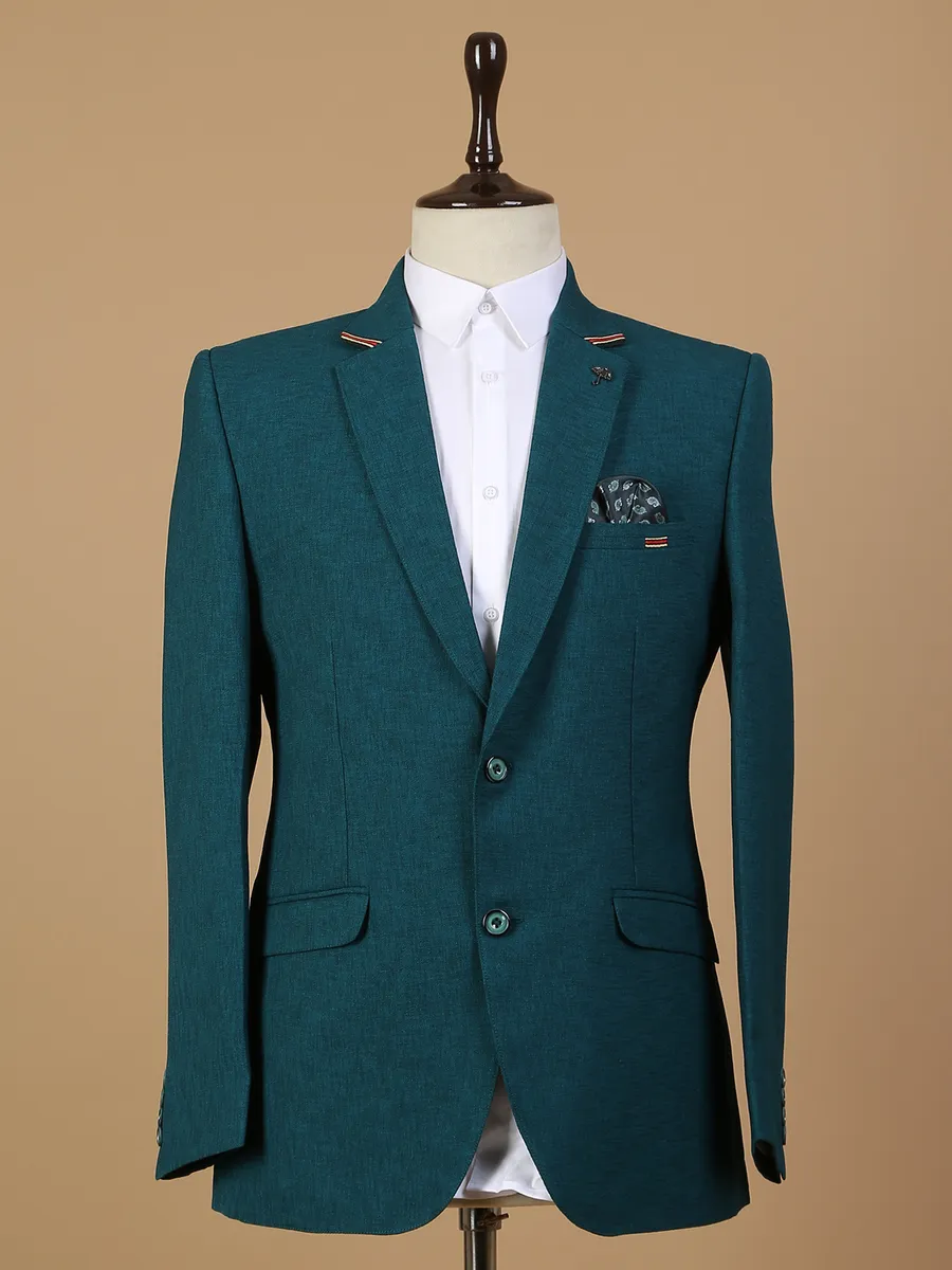 Rama green terry rayon blazer