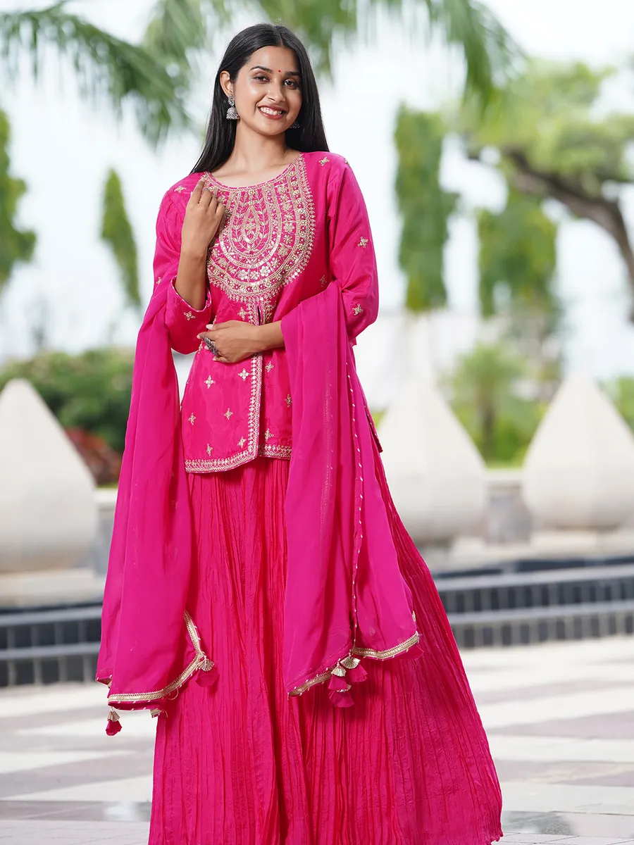 Rani silk lehenga suit