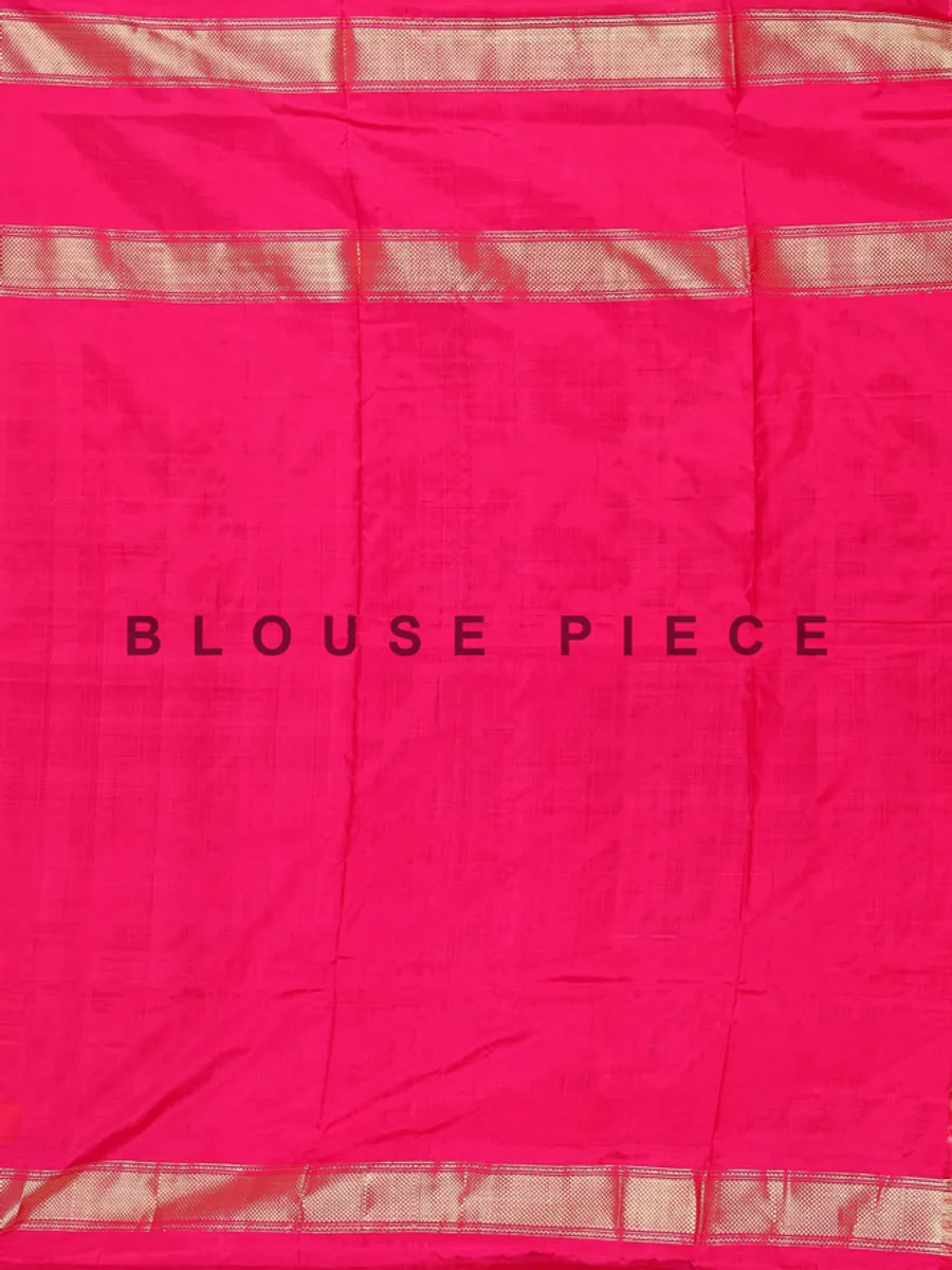 Red patola silk saree with print