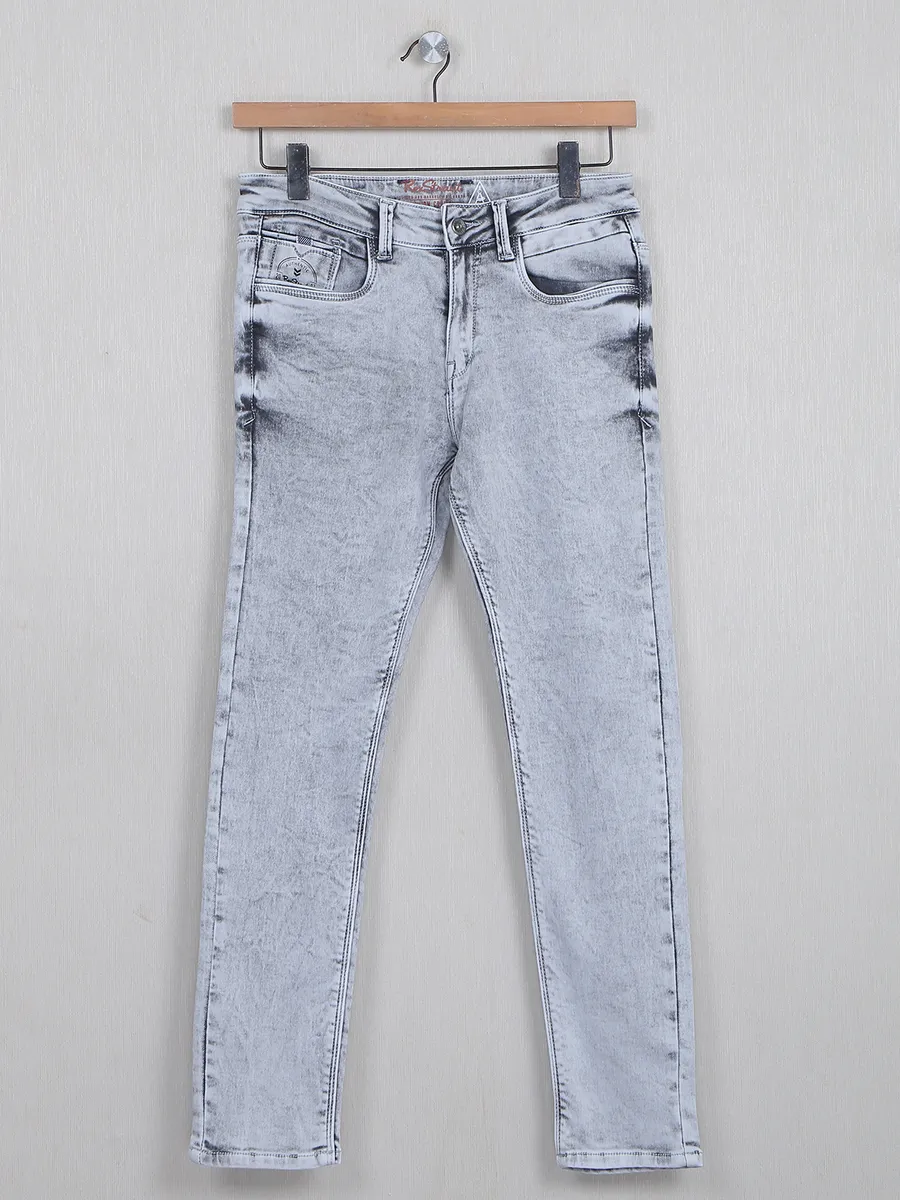 Rex Straut light grey denim washed jeans