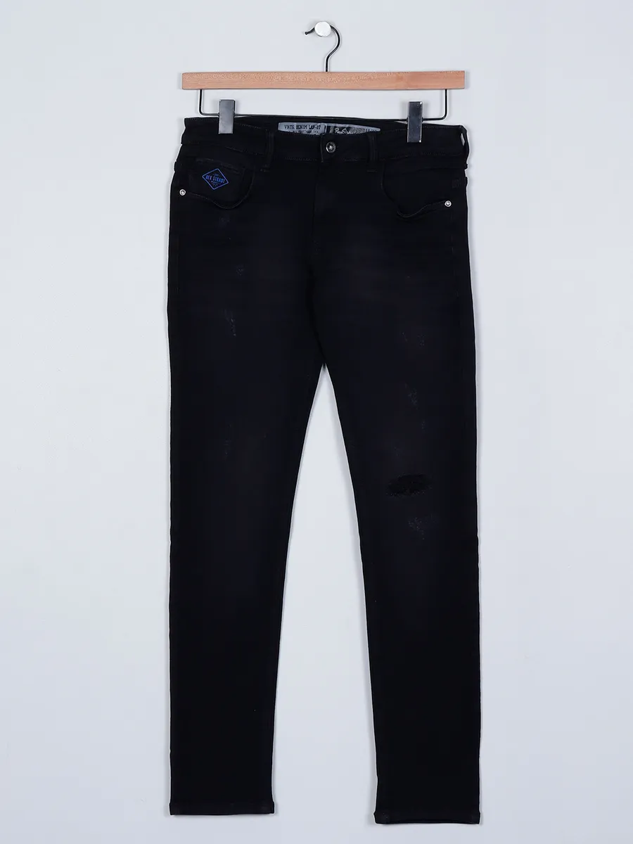 Rexstraut slim fit casual black denim