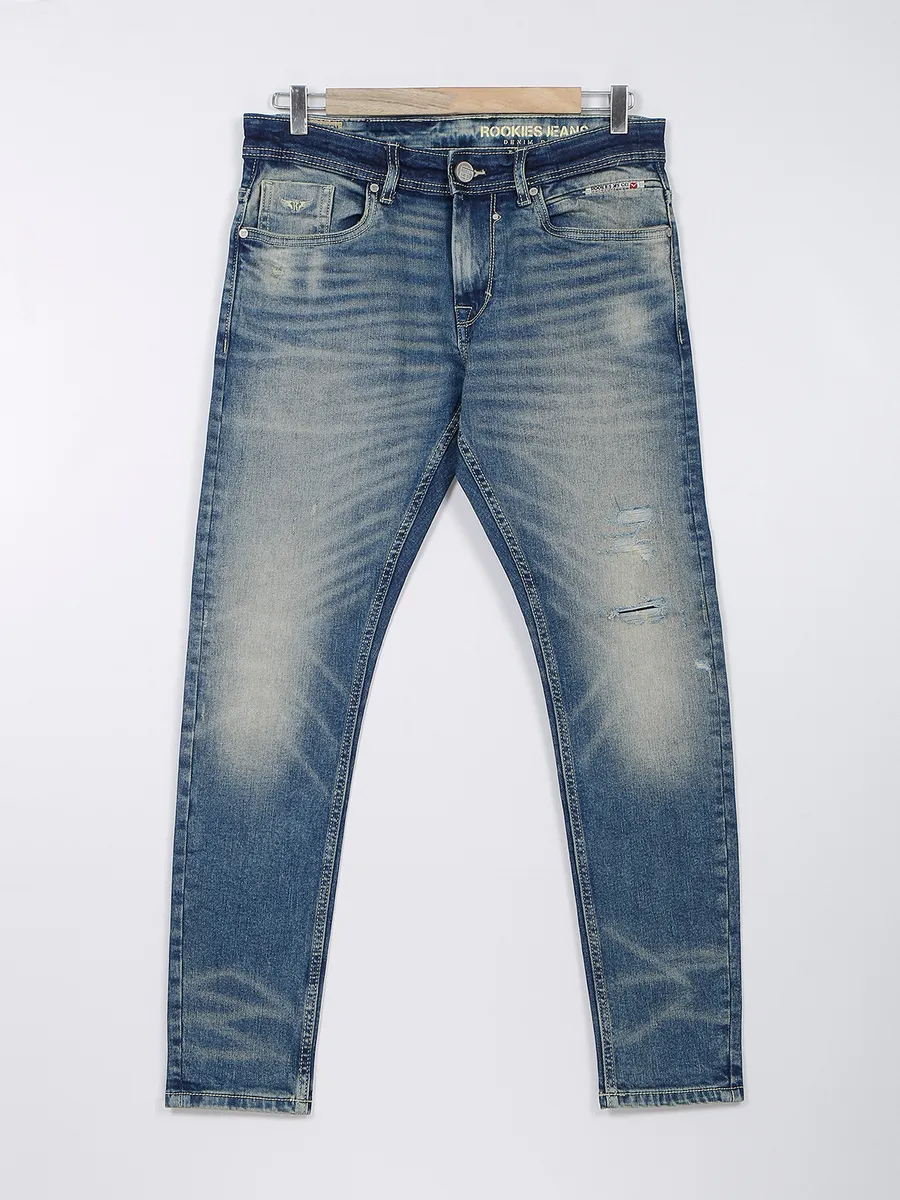 Rookies blue shaded springsteen fit jeans