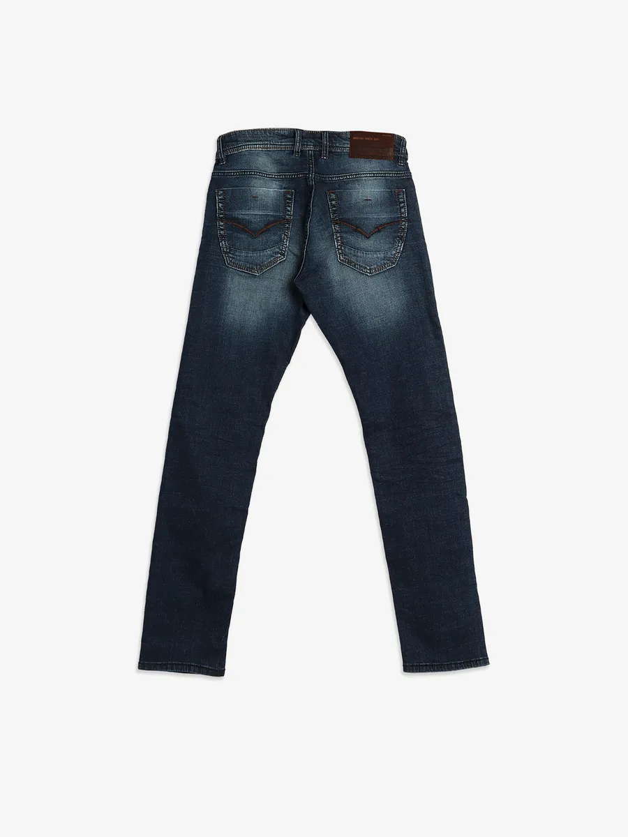 ROOKIES dark blue ripped jeans