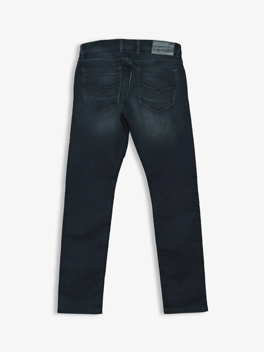 Rookies dark navy washed lennon fit jeans