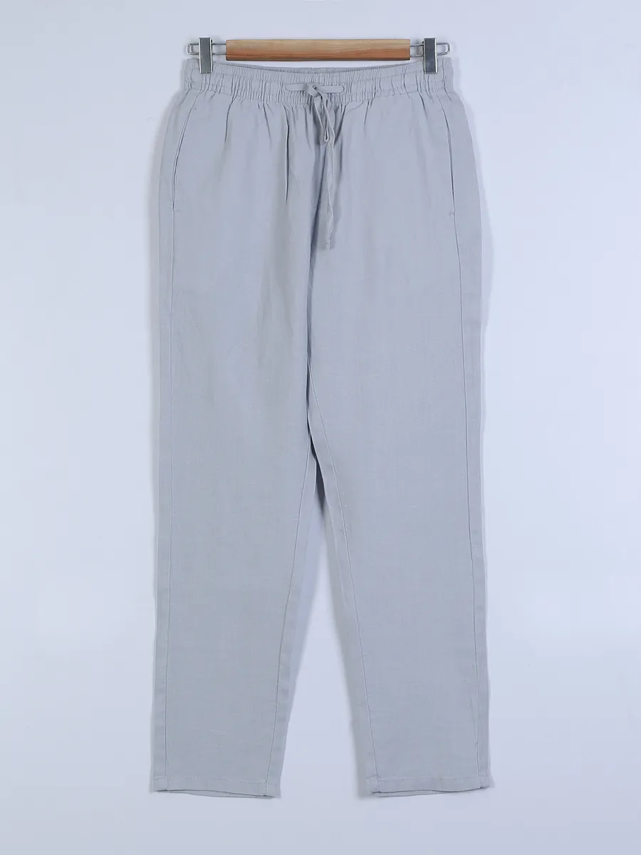 Rookies grey linen solid pyjama