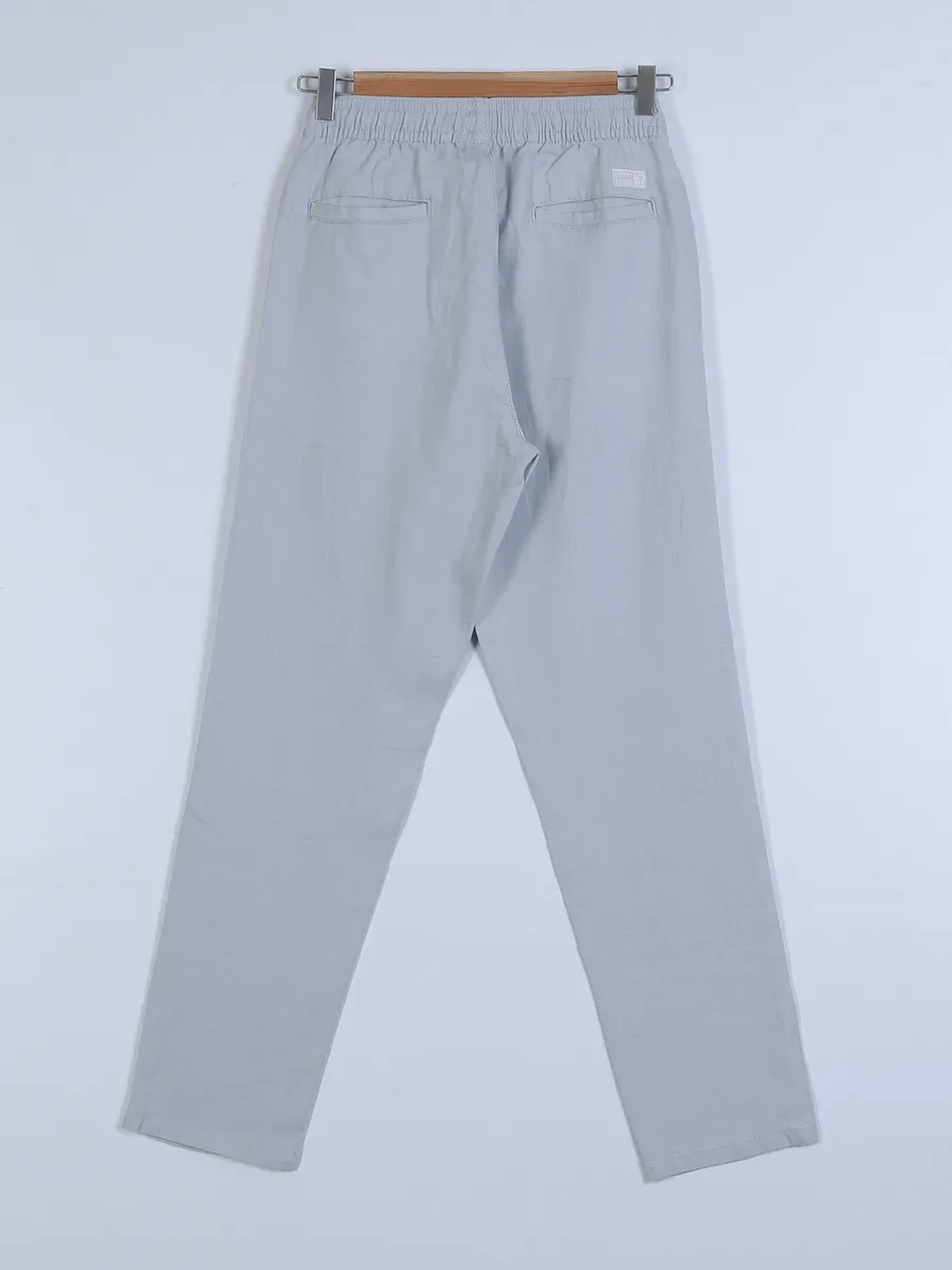 Rookies grey linen solid pyjama