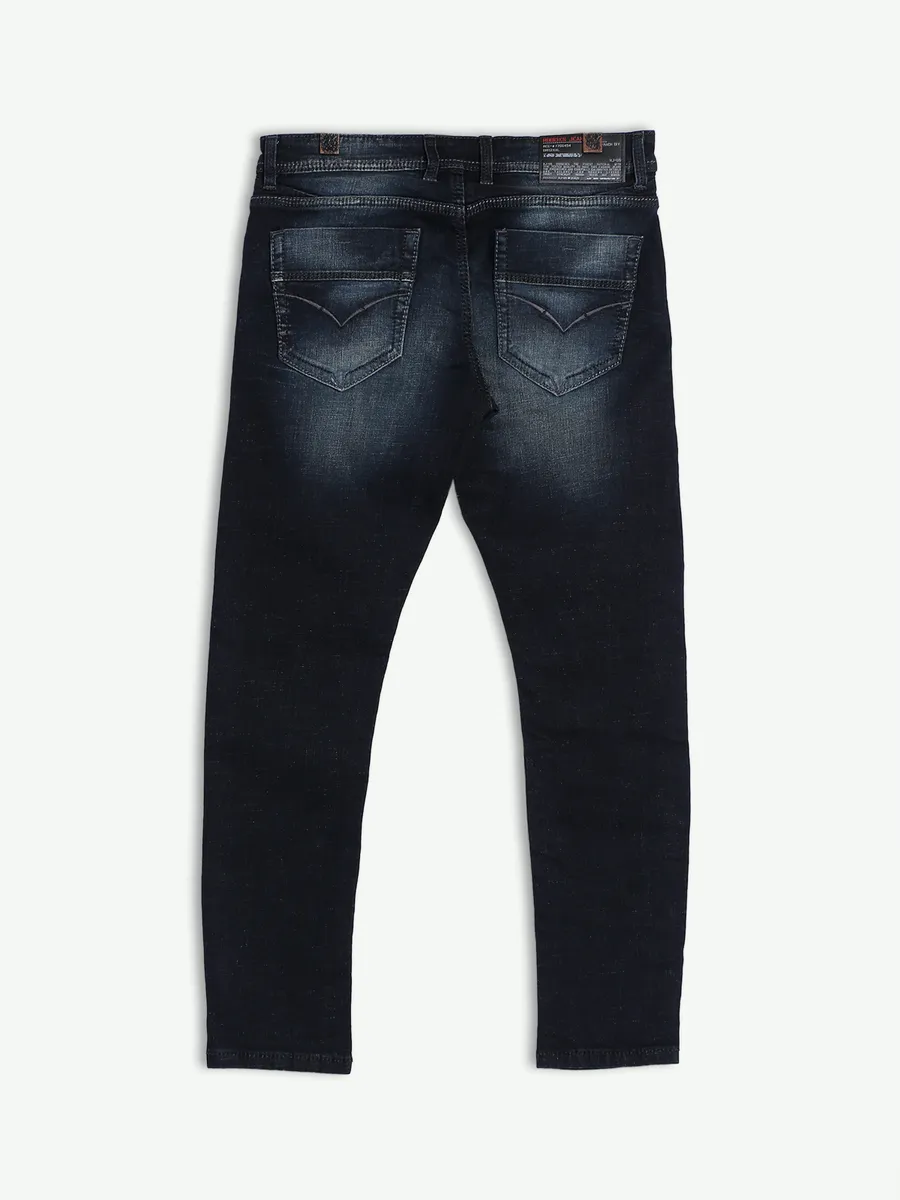 Rookies slim fit black washed jeans