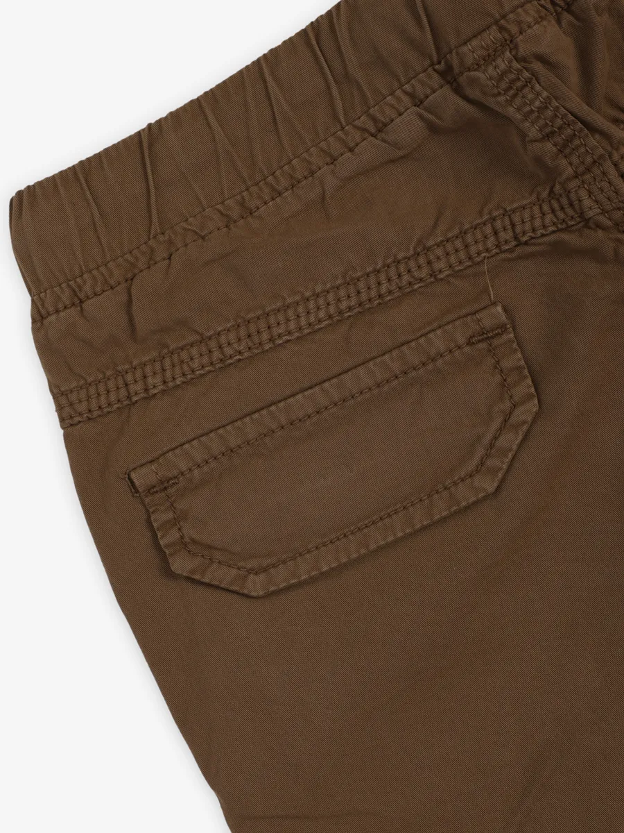 RUFF solid brown six pocket cargo