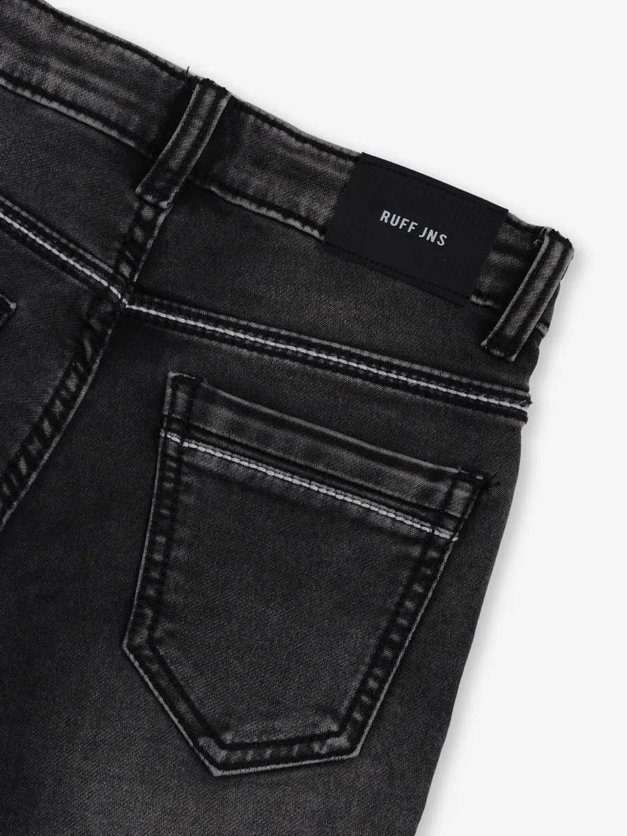 RUFF washed grey slim fit denim for boy