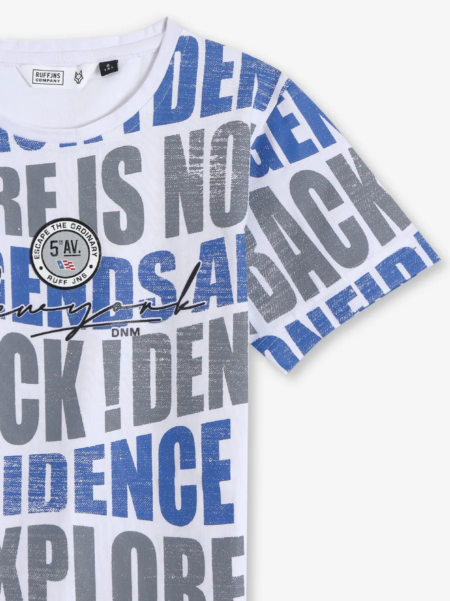 8149 White Printed T-Shirt