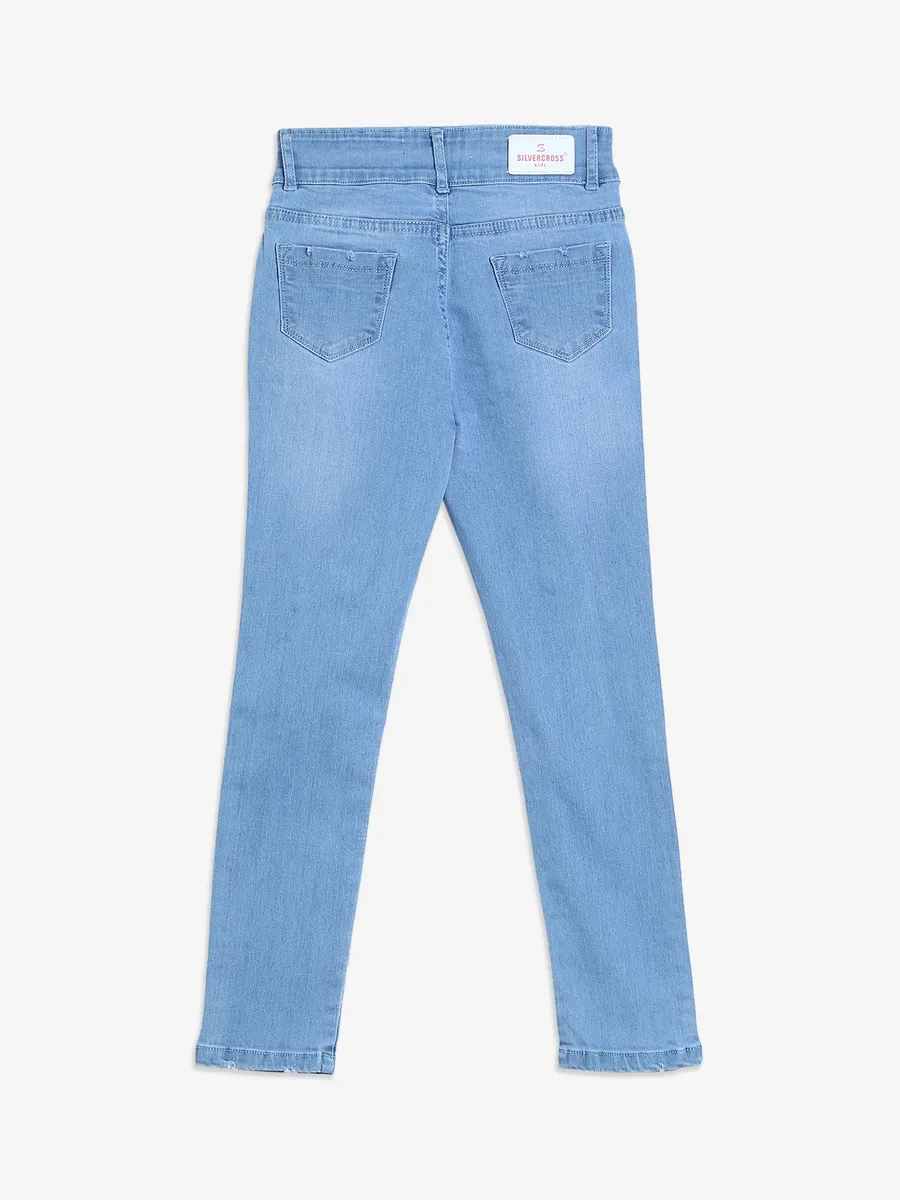 Silver Cross light blue washed and ripped jeans