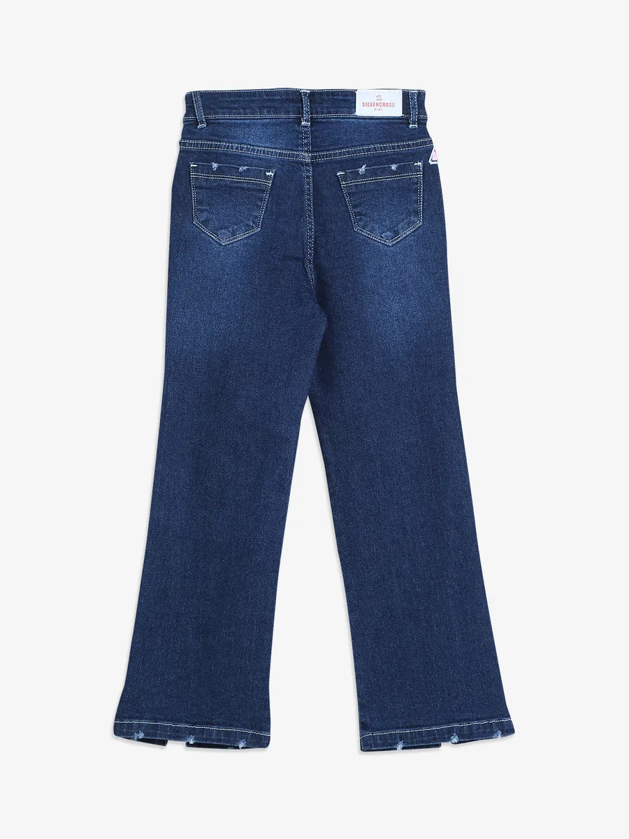 Silver Cross navy washed jeans