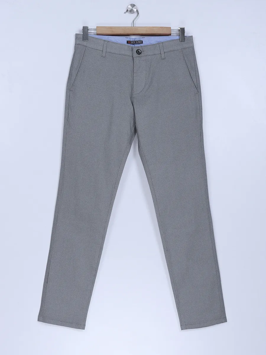 Sixth Element grey and black cotton trouser