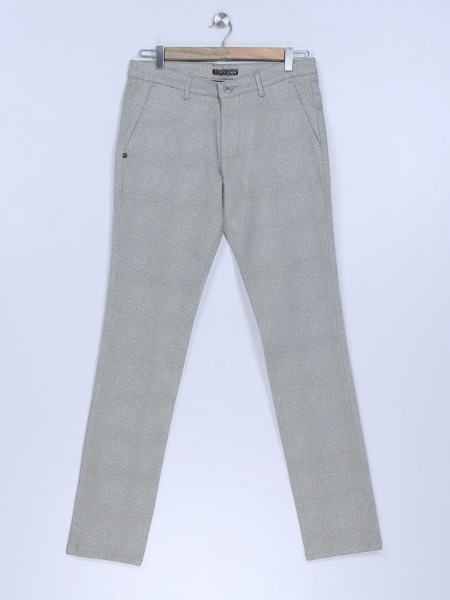 Sixth Element light grey cotton trouser