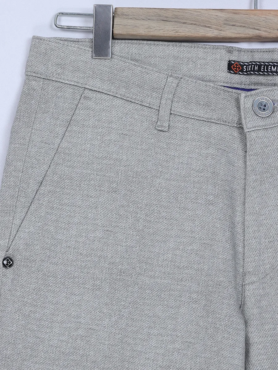 Sixth Element light grey cotton trouser