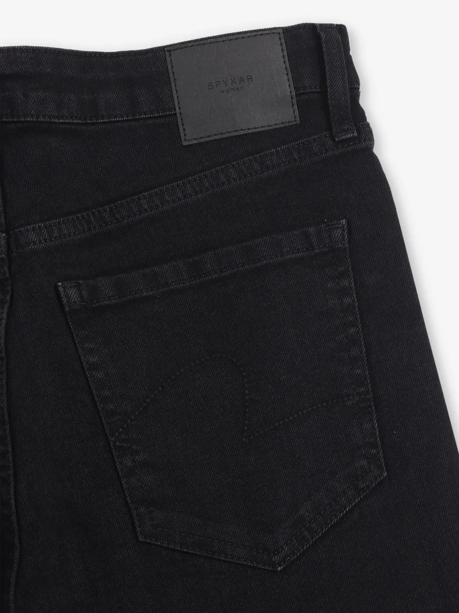 SPYKAR black slim fit denim jeans