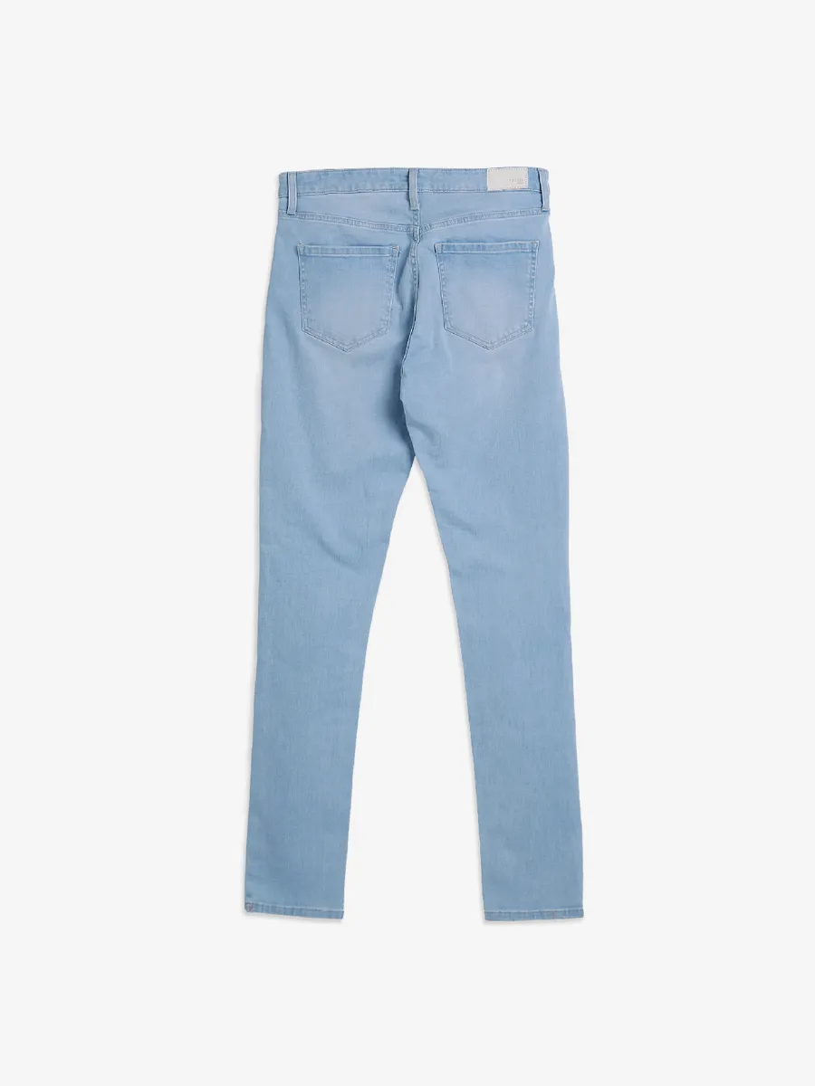 Spykar ice blue denim jeans