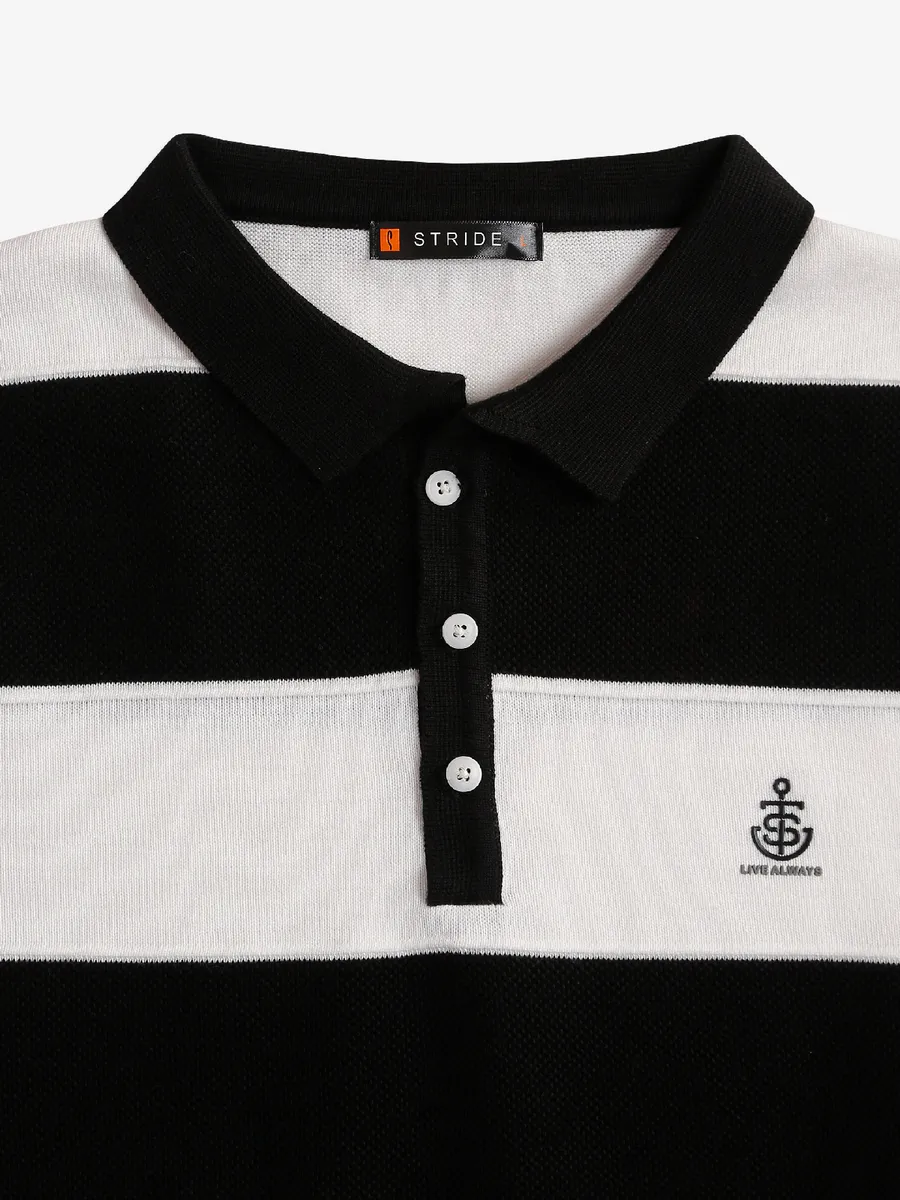 Stride black and white stripe t-shirt