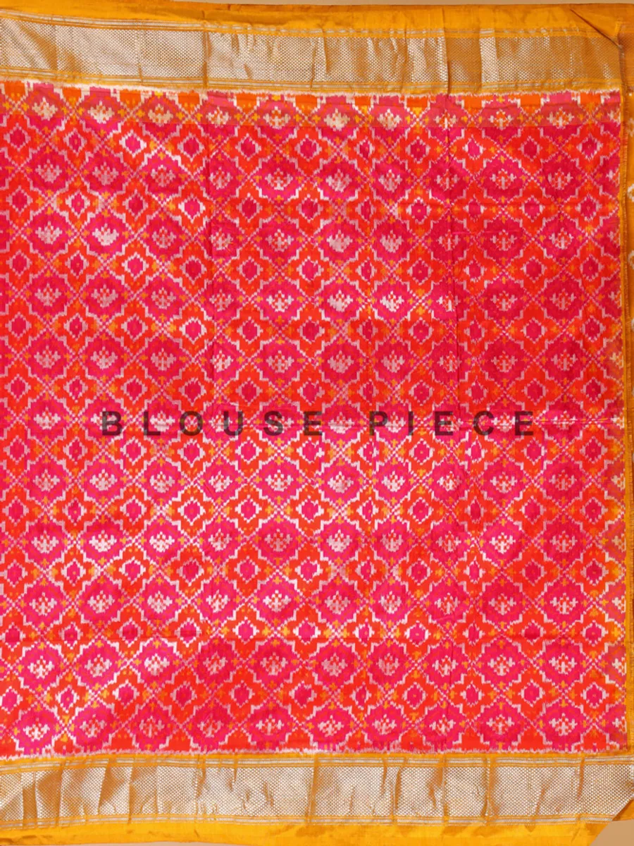 Stunning mustard yellow zari weaved banarasi silk saree