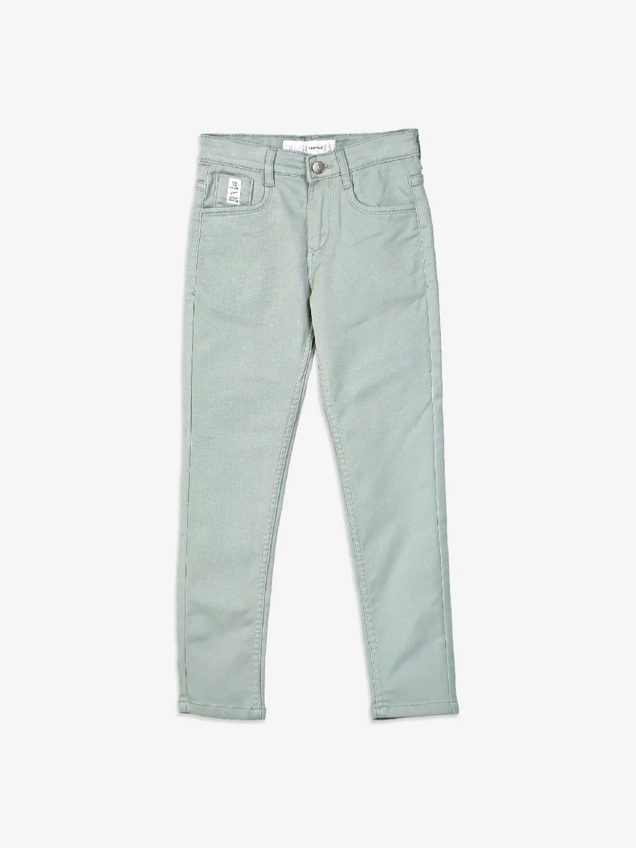 Tadpole sage green solid jeans