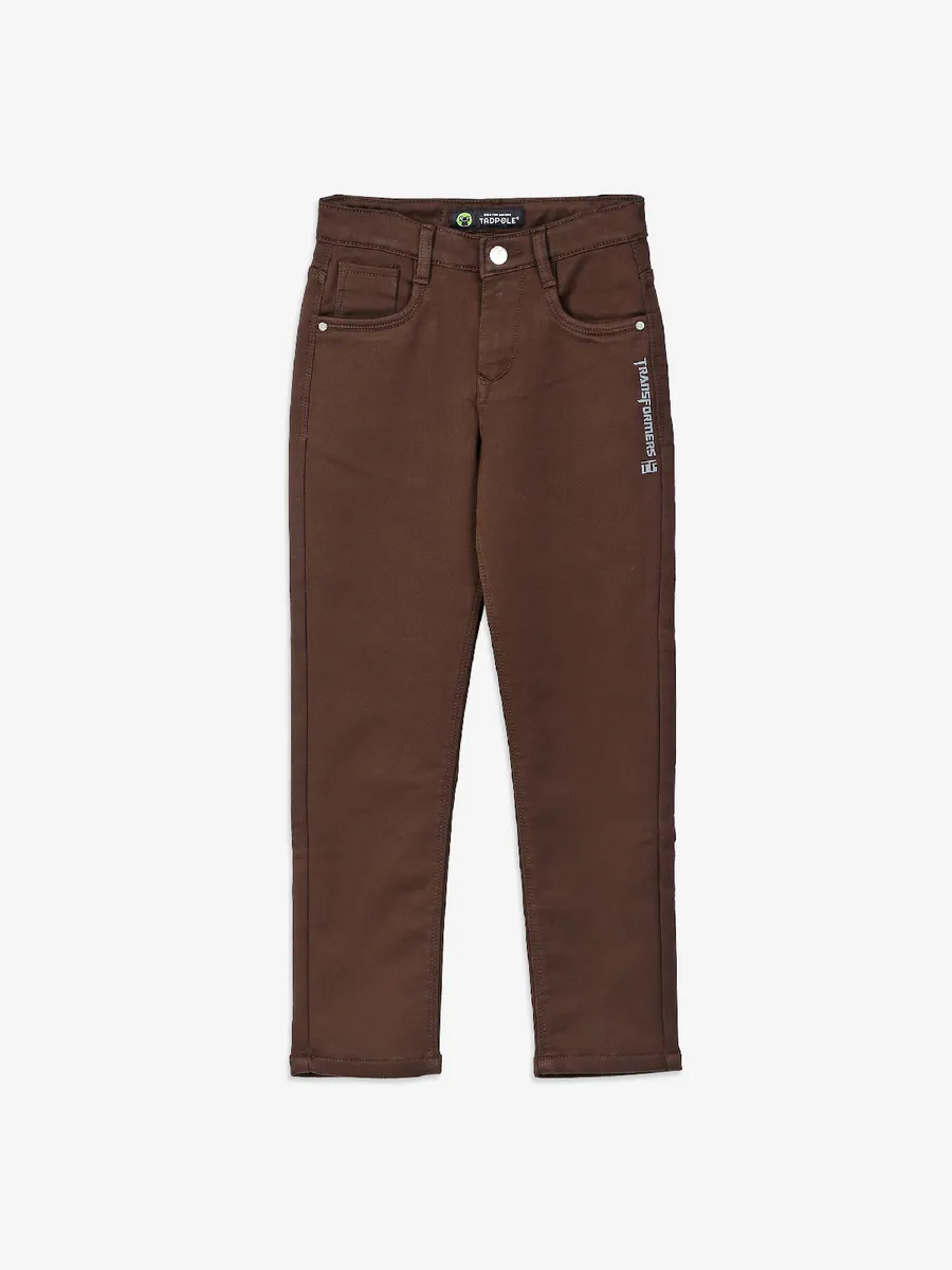 Tadpole slim fit brown jeans