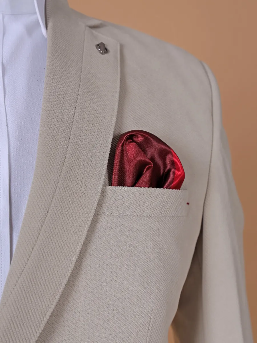 Terry rayon grey solid blazerG3MBL01104 United States