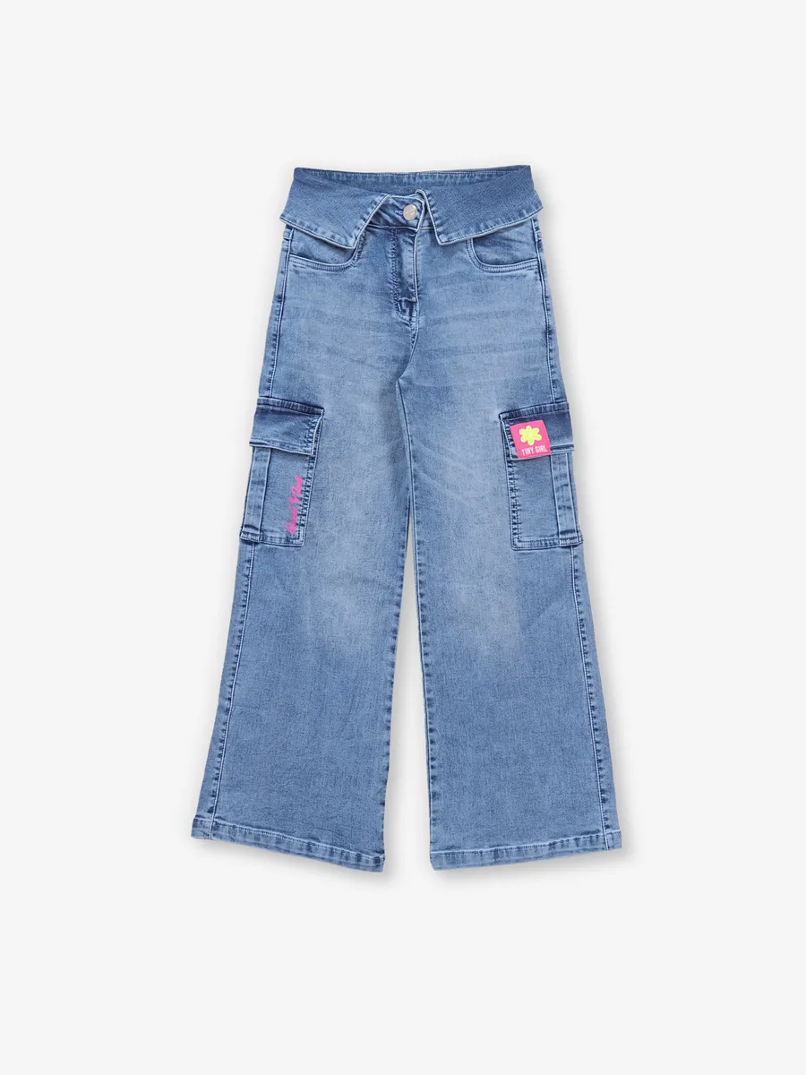 TINY GIRL washed blue denim jeans