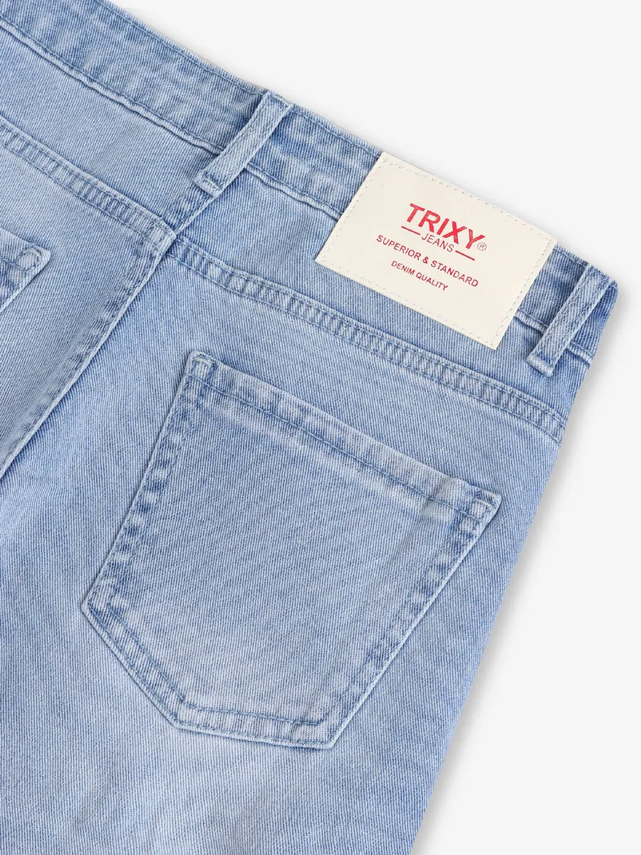 TRIXY sky blue straight jeans