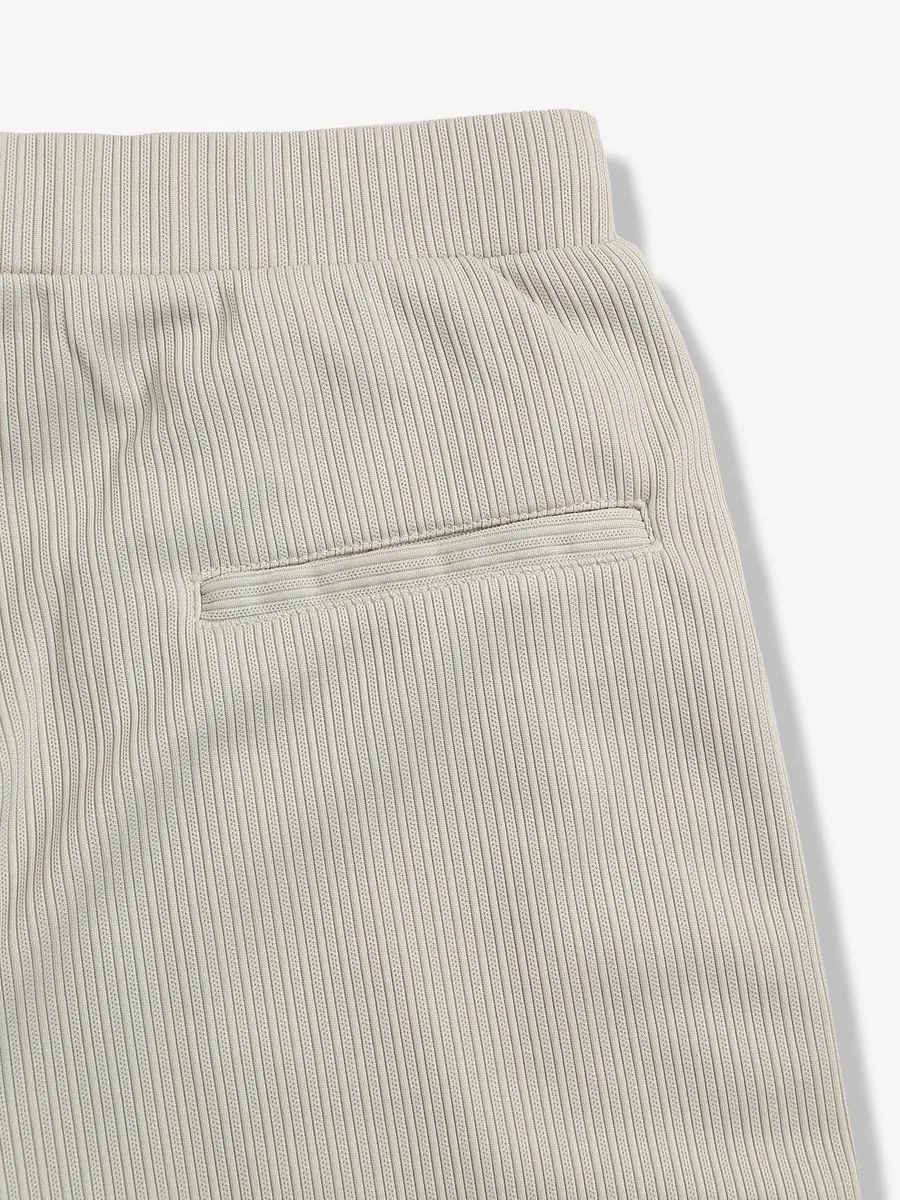 TYZ cream lycra texture shorts