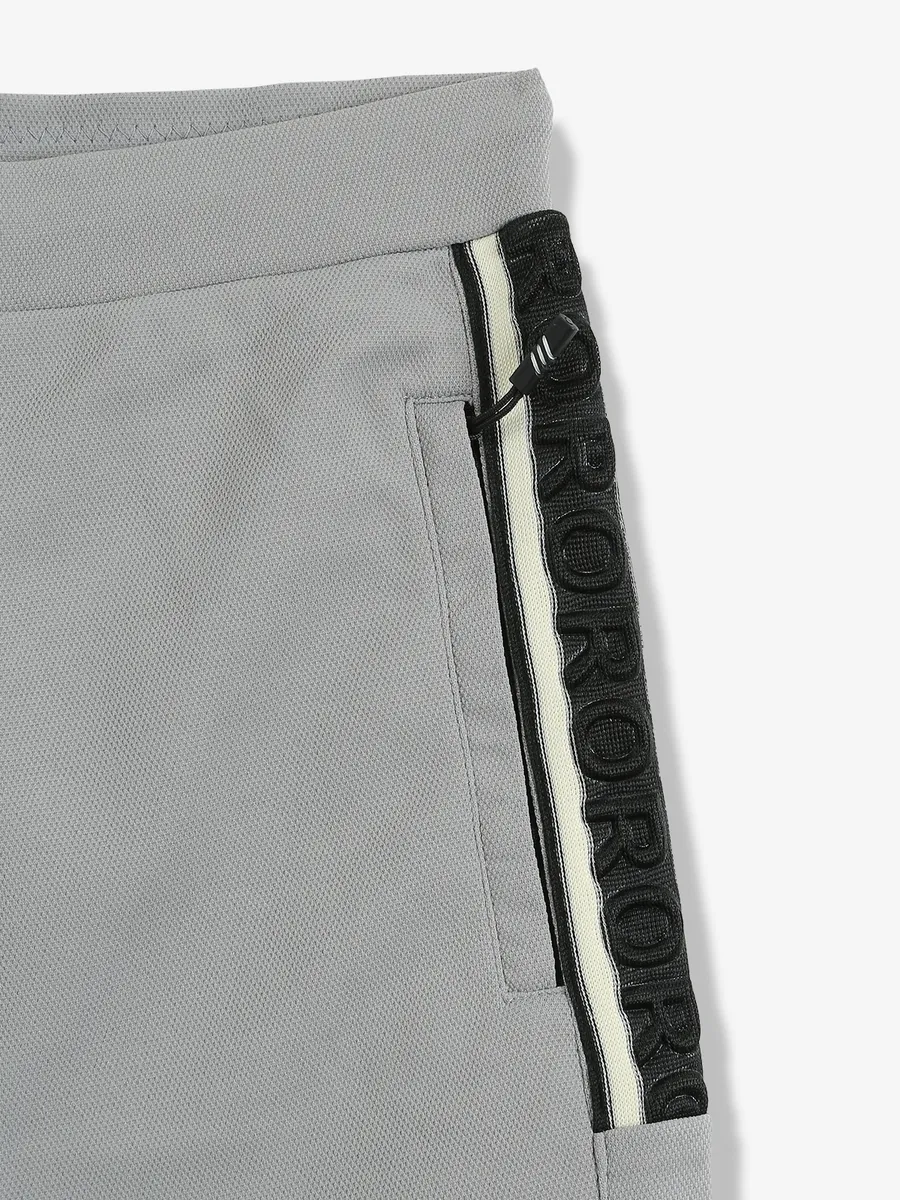 TYZ grey texture shorts