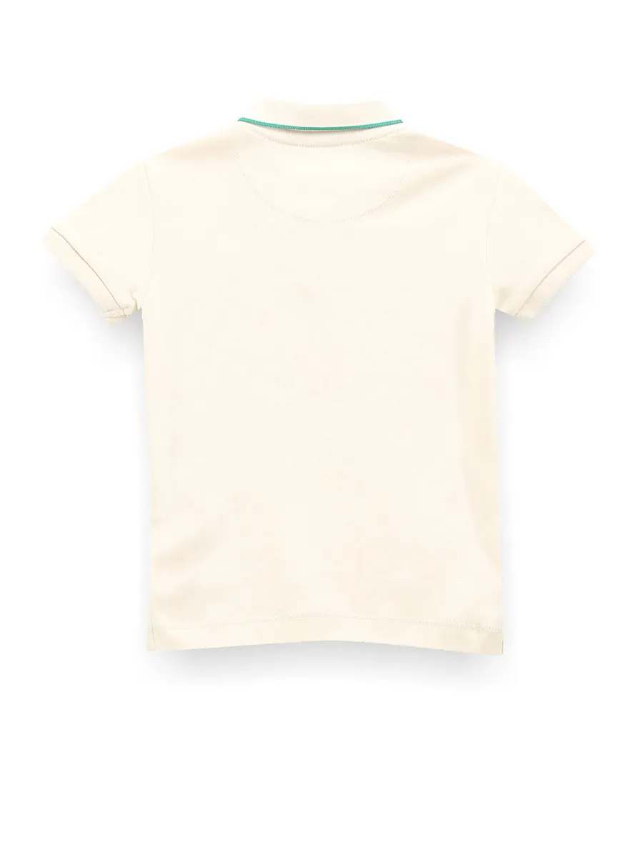 U S POLO ASSN off-white cotton t-shirt