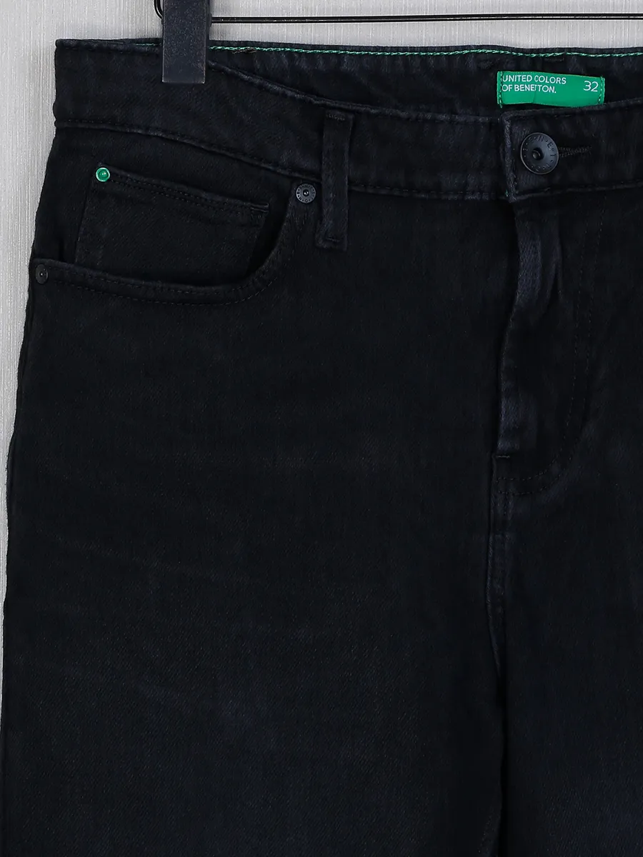 UCB black denim solid jeans