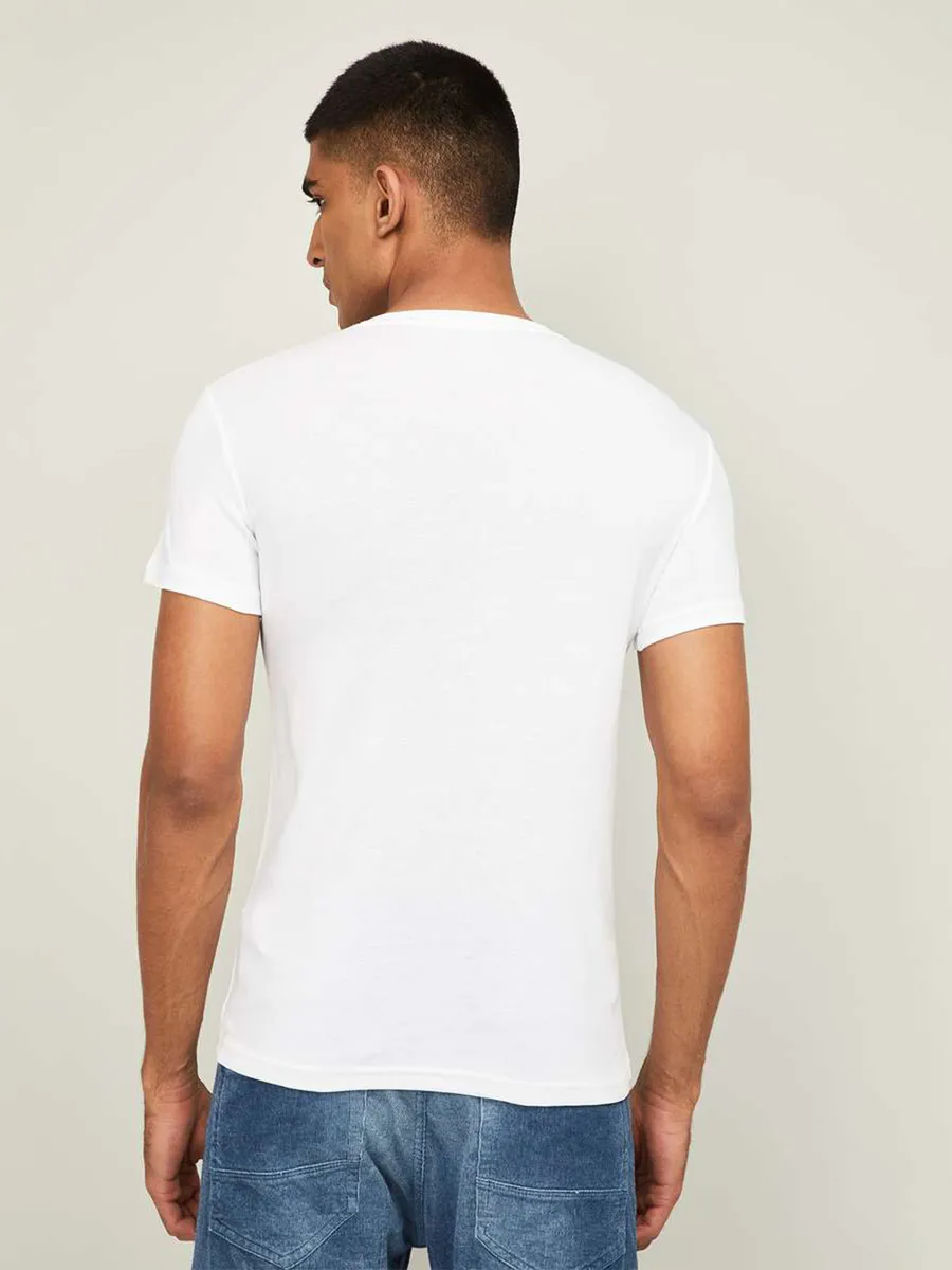 UCB casual white cotton t-shirt