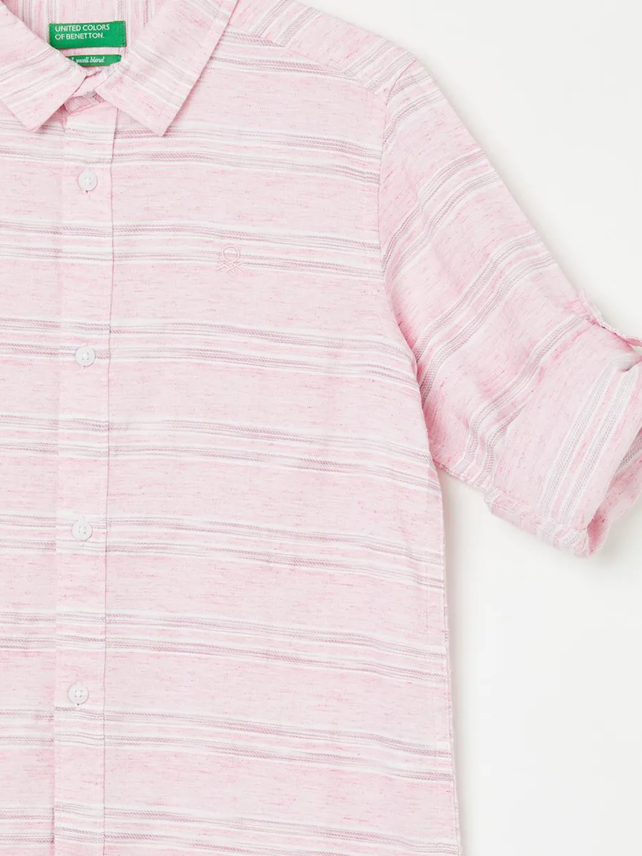 UCB light pink stripe cotton shirt