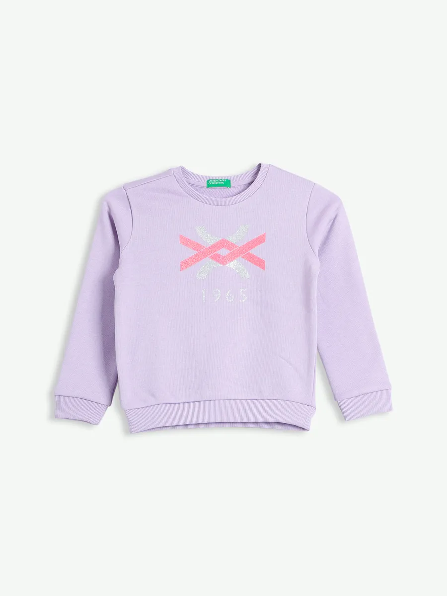 UCB lilac purple cotton sweatshirt