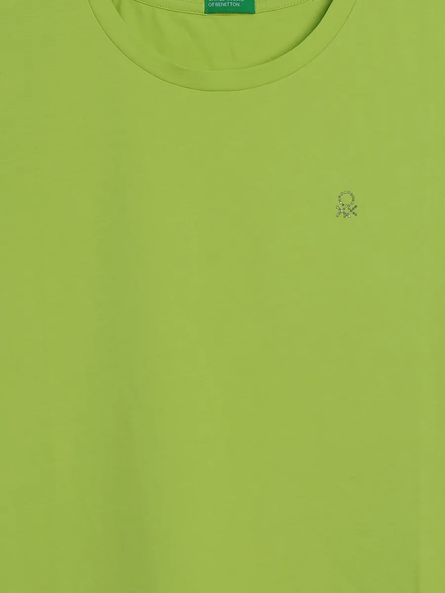 UCB plain green cotton t-shirt