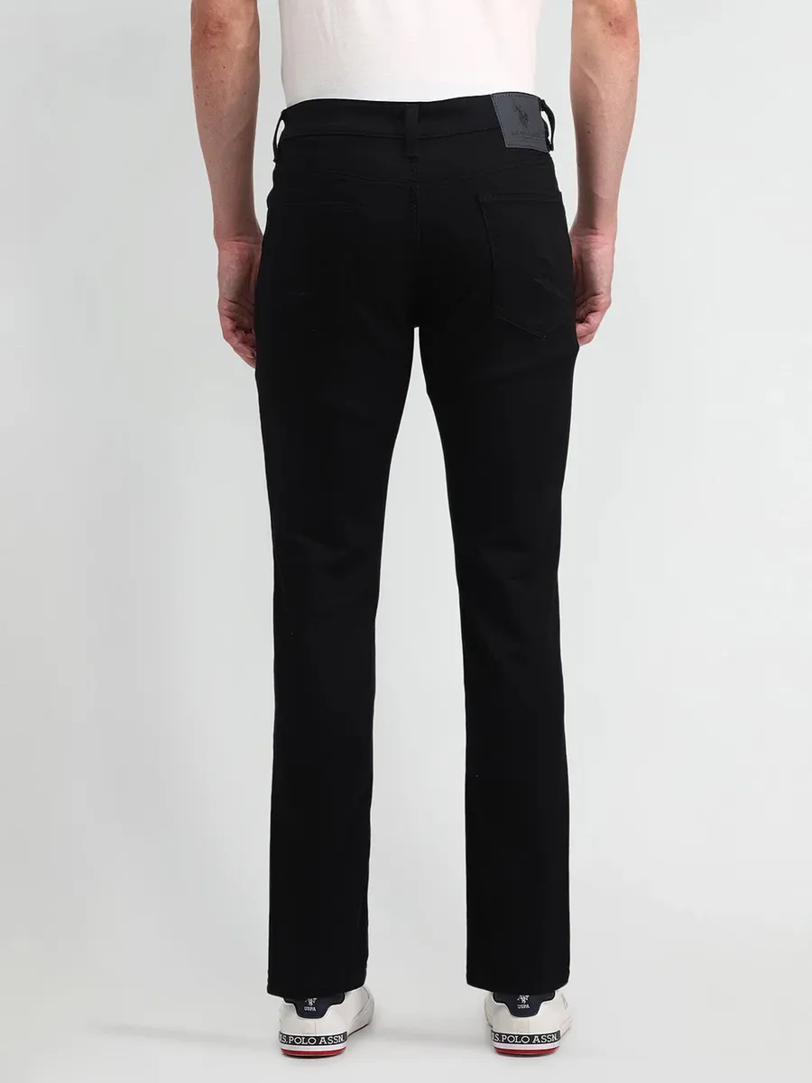 US POLO skinny fit black cotton jeans