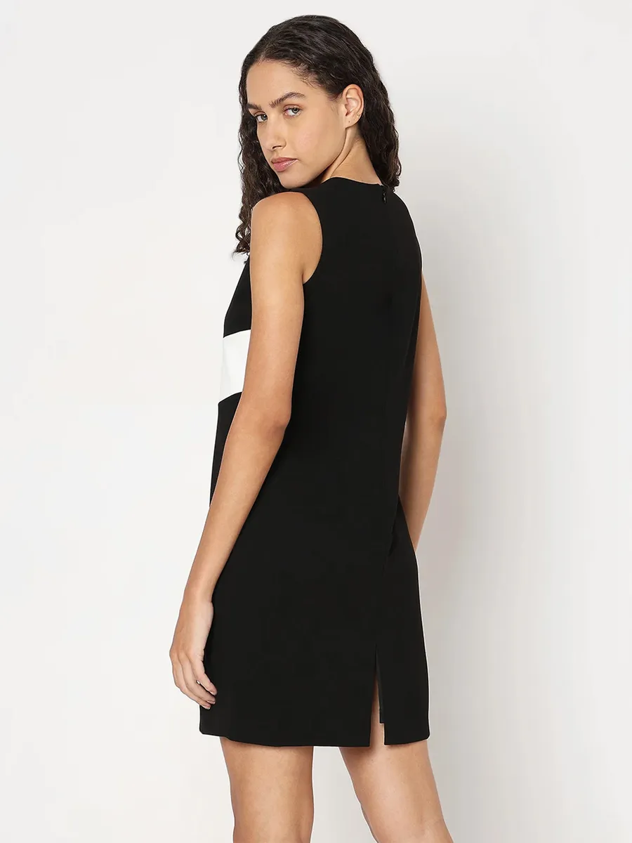 VERO MODA black color block mini dress