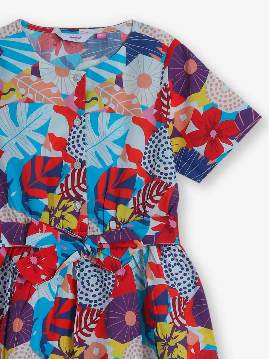 VERO MODA cotton multi printed dress
