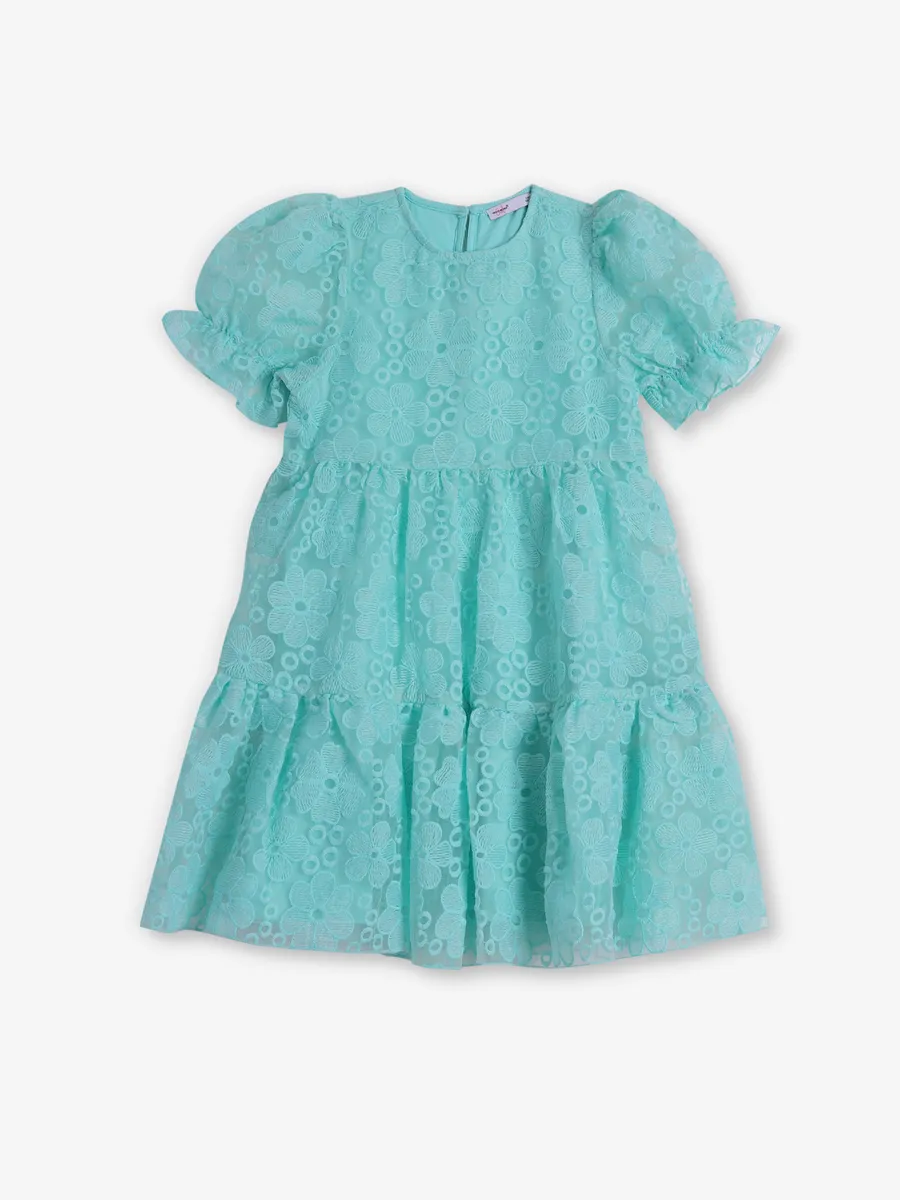 VERO MODA sea green georgette frock
