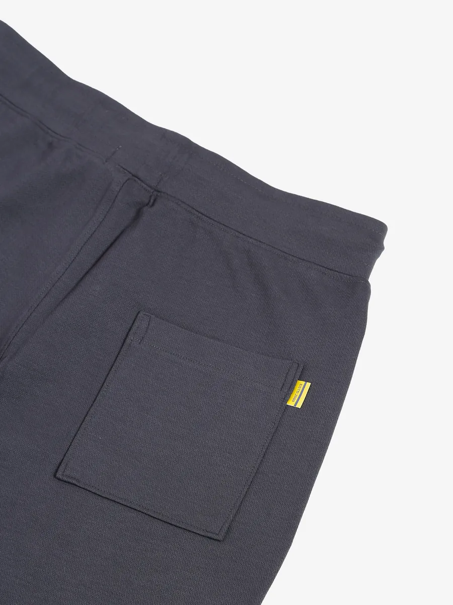 XN Replay dark grey cotton solid track pant